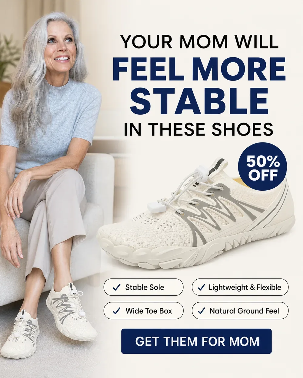Traditional shoes compared with barefoot shoes